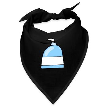 Seife - Bandana - Schwarz - Vorne