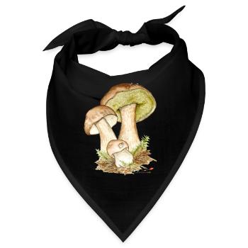 Steinpilze - Bandana - Schwarz - Vorne