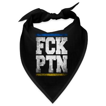 FCK PTN - Bandana - Schwarz - Vorne