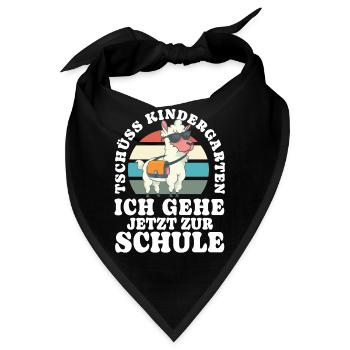 Einschulung 13 Zeichenfläche 7 Kopieren 15 - Bandana - Schwarz - Vorne