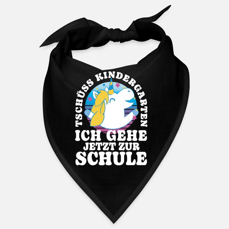 Einschulung Einhorn Tschüss Kindergarten Bandana