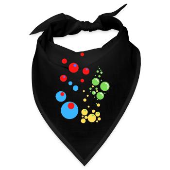 Bubbles - Bandana - Schwarz - Vorne