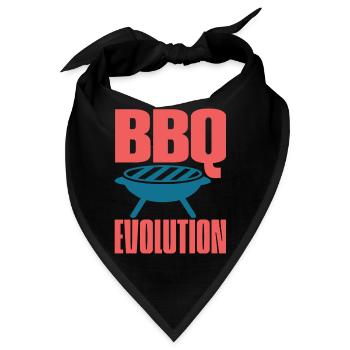 BBQ EVOLUTION - Bandana - Schwarz - Vorne