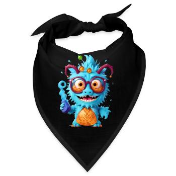 Professor Monster - Bandana - Schwarz - Vorne