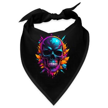Skull - Bandana - Schwarz - Vorne