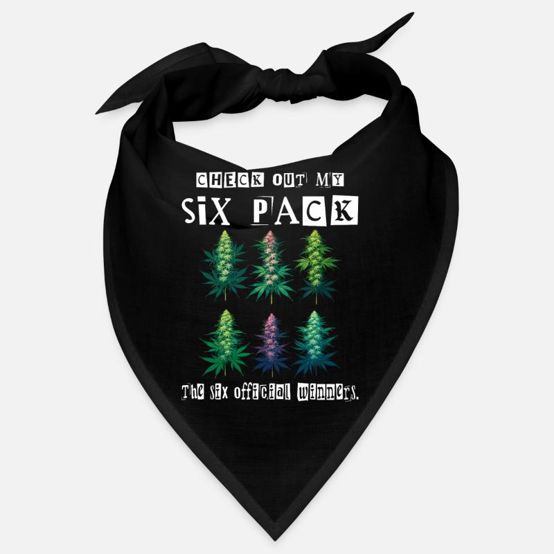 Cannabis Six Pack Bandana