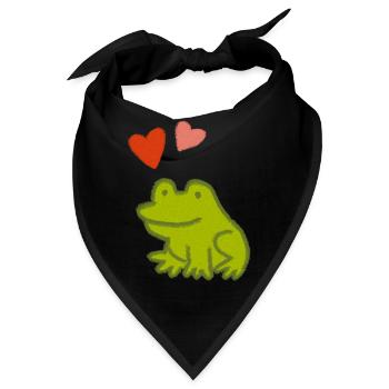 Mutfrosch 2 - Bandana - Schwarz - Vorne