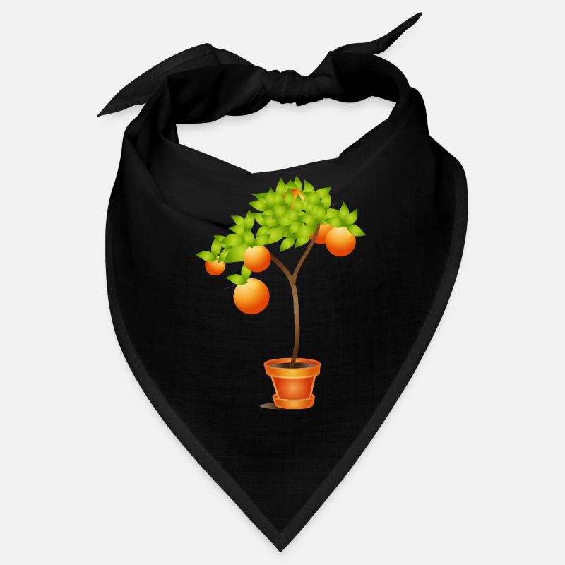 Petit oranger en pot de fleurs Bandana