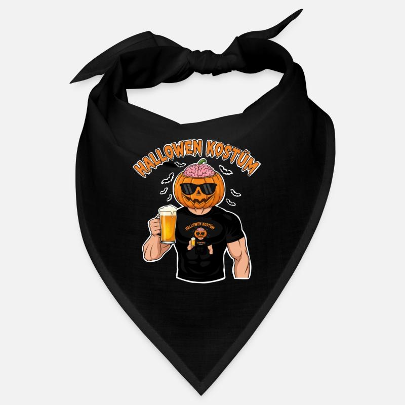 Halloween Kürbiskopf Bierheld Bandana