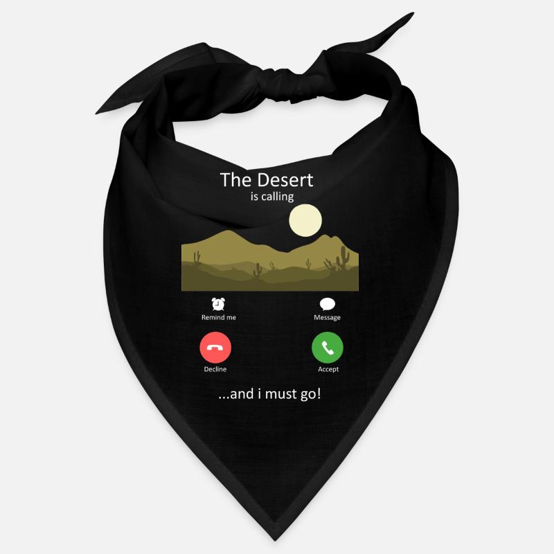 Die Wüste ruft merkwürdige eingehende Anrufe Telefon Bandana