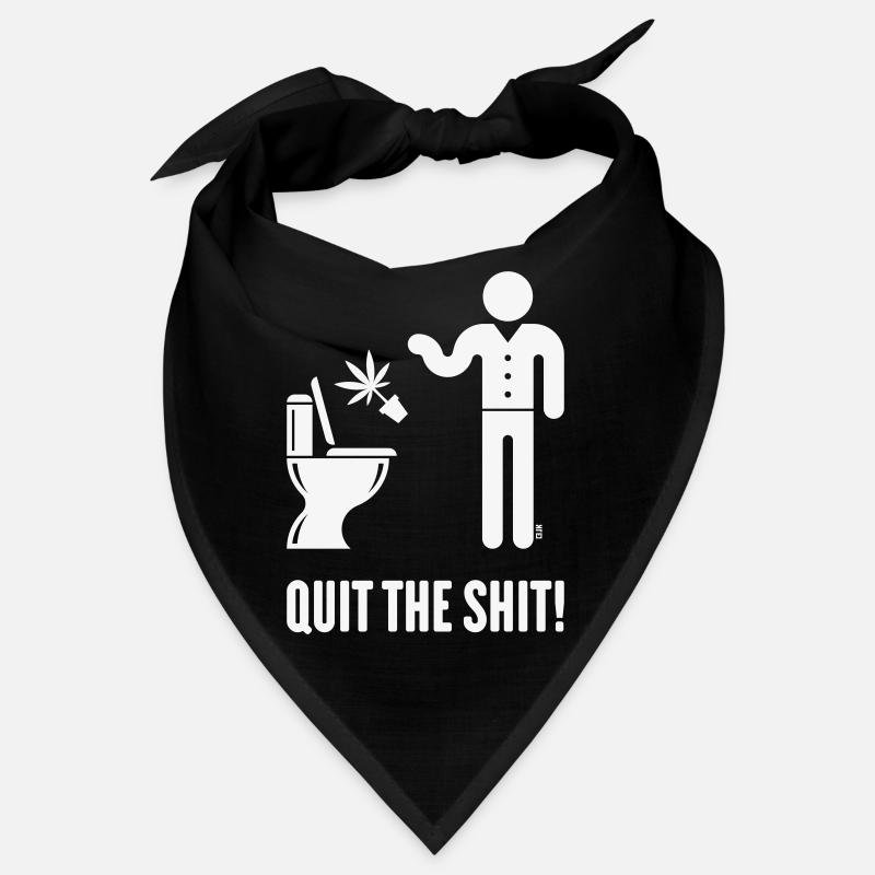 Arrête tes conneries ! (Cannabis / Marijuana / Chanvre / W) Bandana