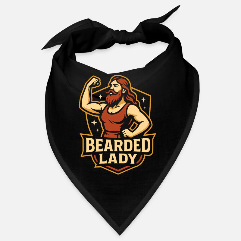 Dame de cirque à la barbe – Cirque pour enfants drôles Bandana