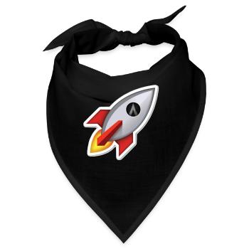 Dentacoin Rocket - Bandana - Schwarz - Vorne