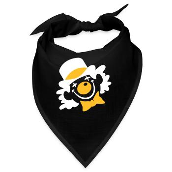 Ein Clown Gesicht - Bandana - Schwarz - Vorne