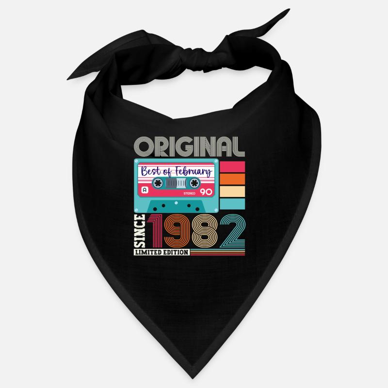 Février Né 1982 cassette 41e anniversaire Bandana