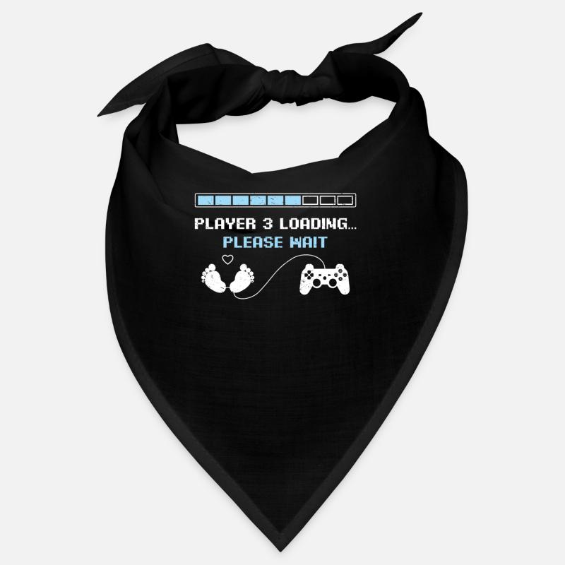Player 3 loading funny gaming pregnancy ank Bandana