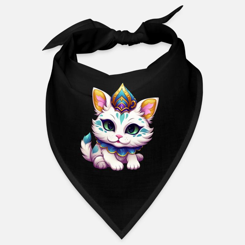 Mardi Gras Katze Karneval Comic Bandana
