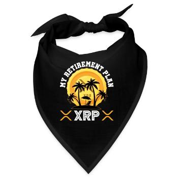Mein Ruhestandsplan XRP | Ripple Cryptocurrency - Bandana - Schwarz - Vorne