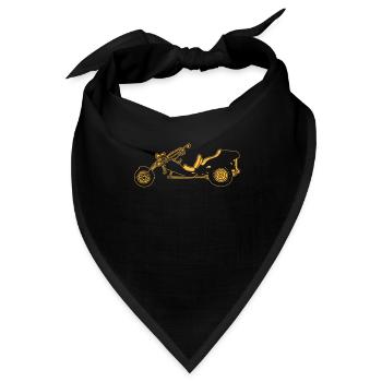 Trike - Bandana - Schwarz - Vorne