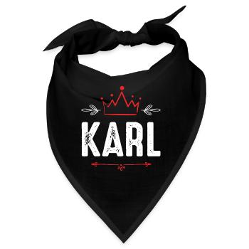 Karl - Bandana - Schwarz - Vorne