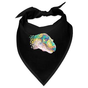 T-Rex - Bandana - Schwarz - Vorne