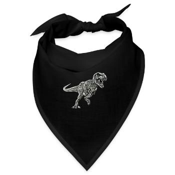 T-Rex - Bandana - Schwarz - Vorne