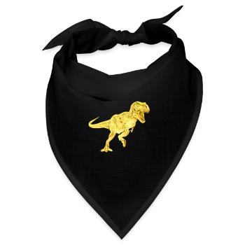 T-Rex - Bandana - Schwarz - Vorne