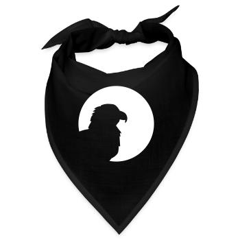 Adler - Bandana - Schwarz - Vorne