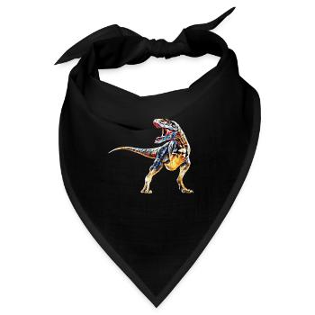 Tyrannosaurus Rex - Bandana - Schwarz - Vorne