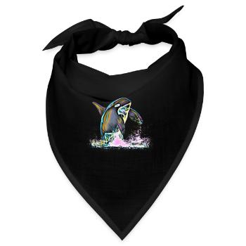Orca - Bandana - Schwarz - Vorne