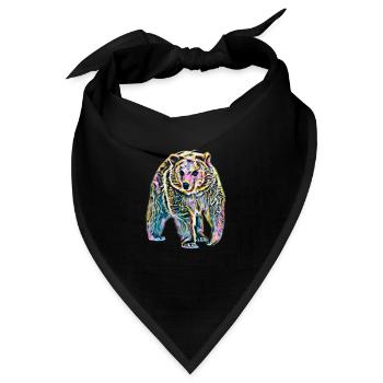 Grizzly - Bandana - Schwarz - Vorne