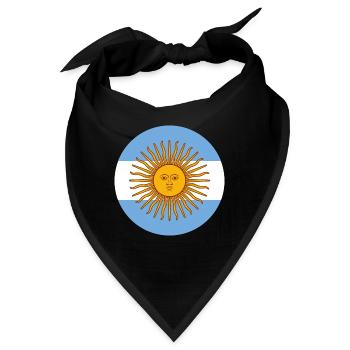 Argentinien - Bandana - Schwarz - Vorne