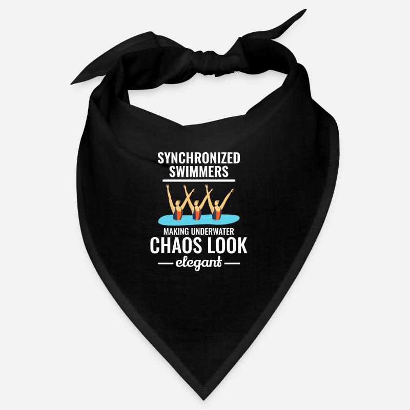 Synchronized Swimming Underwater Chaos Elegant Bandana