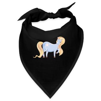 Pony - Bandana - Schwarz - Vorne
