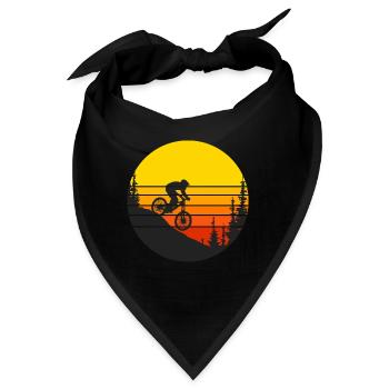 Mountainbike Mountainbike Mountainbike - Bandana - Schwarz - Vorne