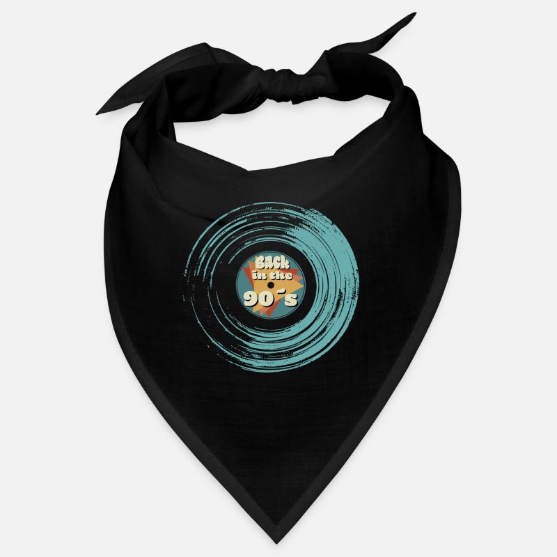 Back to the 90's vinyl record Bandana