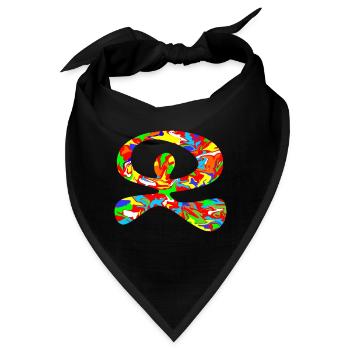 Indalo Mann - Bandana - Schwarz - Vorne