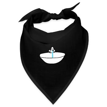 Waschbecken - Bandana - Schwarz - Vorne