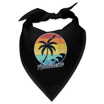 Andalusien - Bandana - Schwarz - Vorne