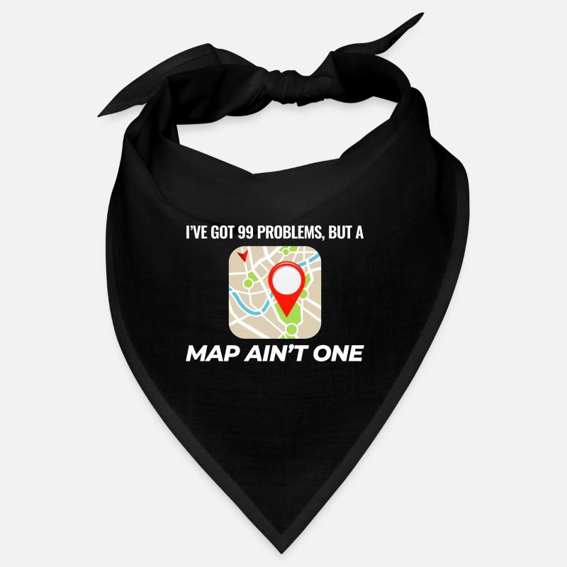 99 Probleme Map Ain't One GIS Lustig Bandana