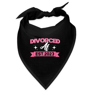 Geschiedene Ex Partner Geschieden Geschenk - Bandana - Schwarz - Vorne
