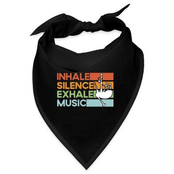 Schottische Dudelsäcke Dudelsackmusik Dudelsack Ge - Bandana - Schwarz - Vorne
