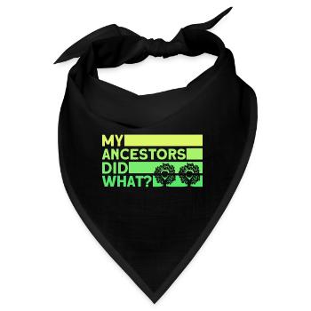 Ahnenforscher Stammbaum Familiengeschichte Geschen - Bandana - Schwarz - Vorne