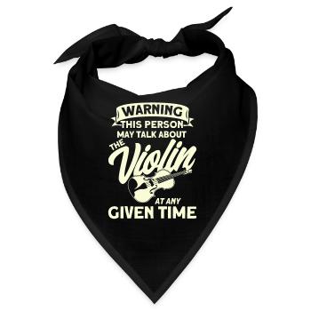 Violinist Orchester-Violinist Geigenspieler Gesche - Bandana - Schwarz - Vorne