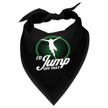 Extremsport Bungee Springen Bungee Springer - Bandana - Schwarz - Vorne