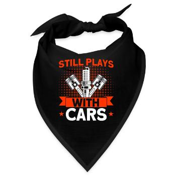 Drag Racing Rennwagen Drag Racer Geschenk - Bandana - Schwarz - Vorne
