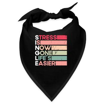 Geschiedene Ex Partner Geschieden Geschenk - Bandana - Schwarz - Vorne