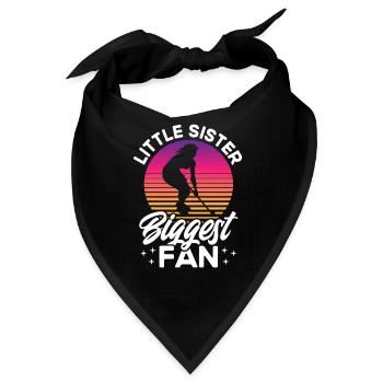 Feldhockey Spieler Mannschaftssport Hallen Feldhoc - Bandana - Schwarz - Vorne