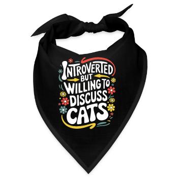 Introvertierter asozialer introvertierter - Bandana - Schwarz - Vorne