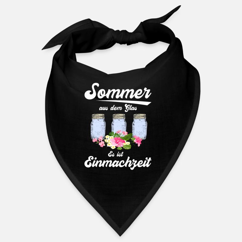 Gemüse und Obst im Einmachglas Einmachen Saison Bandana